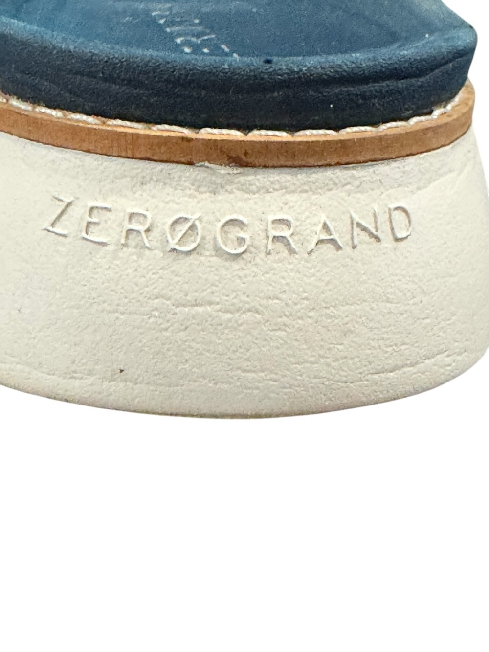 Cole Haan Navy ZeroGrand Slide Sandal 8 - Picture 7 of 8